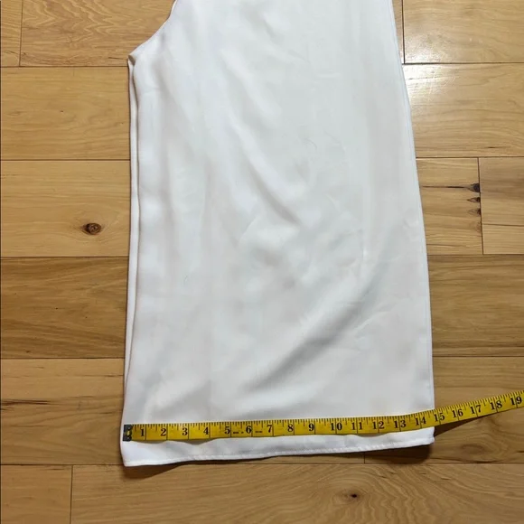 Amanda Uprichard Cream Tie-Front Wide Legged Jumpsuit | Size Medium - Picture 7 of 12